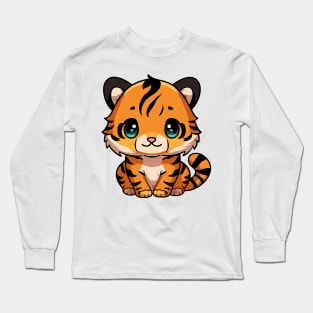 Cute little tiger Long Sleeve T-Shirt